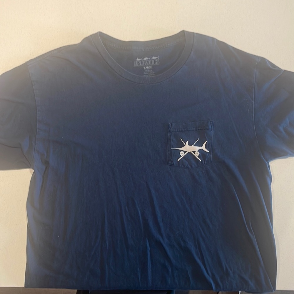 Fishworks - Navy Blue Tshirt - Size: Large